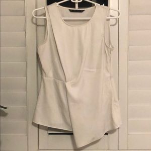 Zara White Top Sleeveless